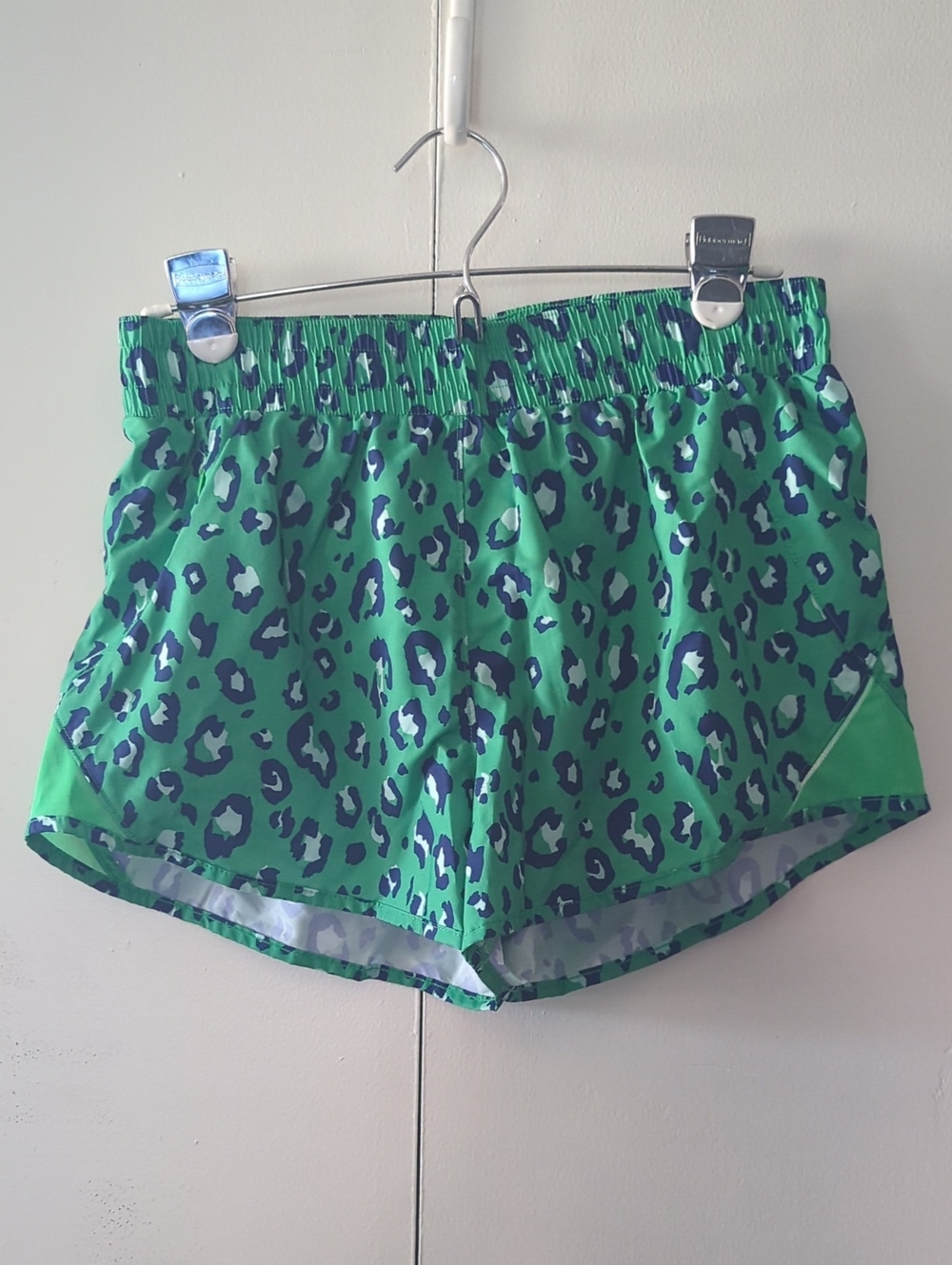all in motion Green Leopard Print Athletic Shorts